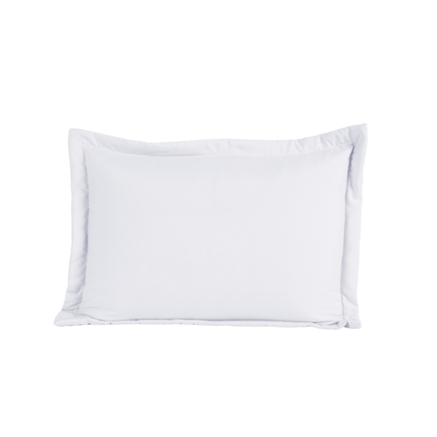 Porta Travesseiro Versatile Micropercal 300 Fios 70x50cm: Branco