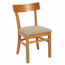 Ver imagem 5 de Cadeiras de Madeira Maciça Estofado Leka - Pizarro - 2un:mel/linho/cru