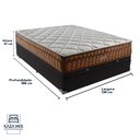 Ver imagem 3 de Cama Box Baú Preto e Colchão Anjos Star Pillow In Casal Anjos