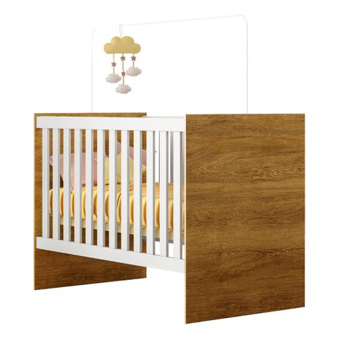 Berço Life em Mdf com Mosquiteiro Tigus Baby
