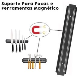 Barra Magnética Facas Porta Ferramentas 33cm - 4