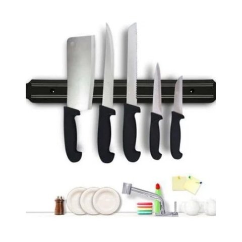 Barra Magnética Facas Porta Ferramentas 33cm