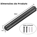 Ver imagem 5 de Barra Magnética Facas Porta Ferramentas 33cm
