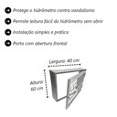 Ver imagem 3 de Proteção Hidrômetro Tela Moeda com Porta Cadeado 60x40cm