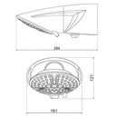Ver imagem 3 de Ducha Top Jet Eletrônica 220v/7500w - Lorenzetti