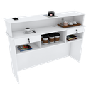 Ver imagem 1 de BALCÃO LOJA CAIXA M281.B 100% MDF (LOJA, ATENDIMENTO) MUNDI MOVEIS