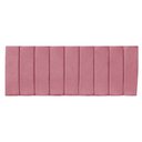 Ver imagem 4 de Kit Cabeceira Painel e Calçadeira Baú Casal Queen 1,60m Londres Veludo Rosa Dal Poz Estofados