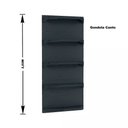 Ver imagem 4 de Gondola Parede 202 Fit Ate 3 Metros 1 Canto Preto 20b Sp Etiqueta