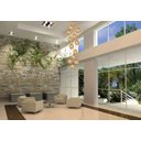 Ver imagem 6 de Pendente Moderno Dourado 60cm Pé Direito Alto Sala Escada Arevo Iluminação 82dr12 Vidro Âmbar