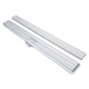 Ver imagem 7 de Ralo Linear Cola Piso Oculta 5x70 Para Banheiro Sifonado Branco