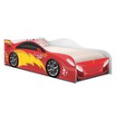 Ver imagem 3 de Cama Carro Fast Menino Vermelho Solteiro Com Colchão