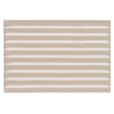 Lugar Americano Copa e Cia Trama Design Rayas Taupe 200872u