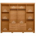 Ver imagem 3 de Guarda Roupa Casal Paranavai 8 Portas 6 Gavetas Cinamomo - Santos Andirá