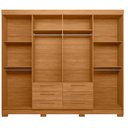 Ver imagem 2 de Guarda Roupa Casal Paranavai 8 Portas 6 Gavetas Cinamomo - Santos Andirá