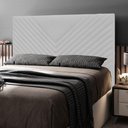 Ver imagem 4 de Cabeceira Cama Box Casal King Size Viena 195cm Branco