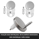 Ver imagem 7 de Tampa de Assento Sanitário Murano Fecha Suave e Click Soft Close para Vaso/bacia Ferrum1.6gpf 6.0lpf