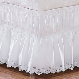 Saia Box Para Colchão Perolla Ultrassônica Solteiro Branco - 1