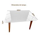 Ver imagem 7 de Conjunto Mesa Verona Tampo Off White e 4 Cadeiras Madeira Maciça em Botonê Sop Espresso Móveis