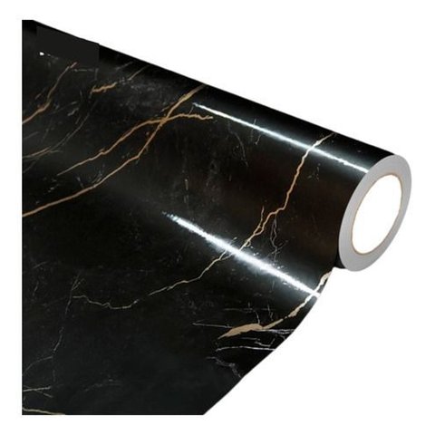 Papel Parede Decorativo Alltak Lavável Todos Modelos 60cmx1m - Mármore Marquina Brilho