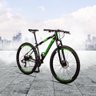 Bicicleta Aluminum Aro 29 Quadro 17 Alumínio 24 Marchas Freio Disco Mecânico Preto Verde - Raider - 3