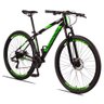 Bicicleta Aluminum Aro 29 Quadro 17 Alumínio 24 Marchas Freio Disco Mecânico Preto Verde - Raider - 1