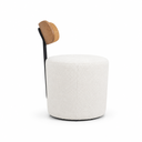 Ver imagem 6 de Poltrona Decorativa 54cm Inter Bouclé Off White - Sallar Home