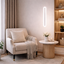 Ver imagem 5 de Luminária Teto Pendente 60cm Barra 24w Led 3 Cores Lustre Metálico Oval Gimpo Kjdd-l-015:branco