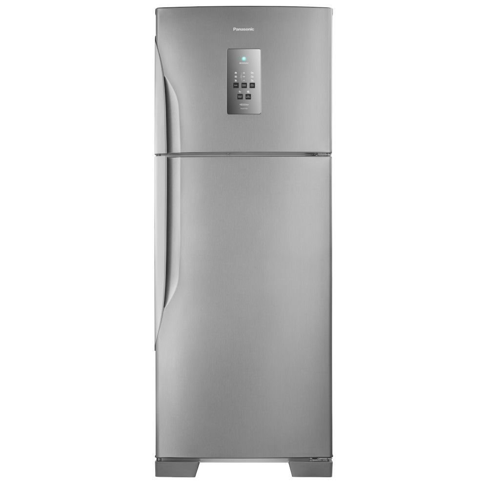 Refrigerador Panasonic BT55 Top Freezer 2 Portas Frost Free 483 Litros Aço Escovado 127V NR-BT55PV2X
