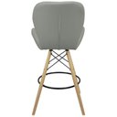 Ver imagem 5 de Kit 3 Banquetas Slim Eiffel Wood Estofada 