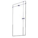 Ver imagem 2 de Painel de Tv para Sala de Reunião 195cm X 90cm Macadâmia F5 Cor:macadâmia
