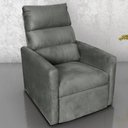Ver imagem 1 de Poltrona Reclinável do Papai Neiva Suede Chumbo