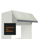 Ver mais imagens de Armário de Cozinha Completa 100% MDF 300cm Frentes Branco Brilho Smart Madesa 02