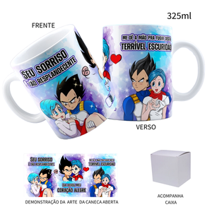 Caneca DragonBall GT Seu Sorriso É Tão Resplandescente Veget