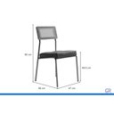 Ver imagem 3 de Mesa Sala Jantar Átria 160cm + 6 Cadeiras Lux Rose Carraro