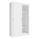 Ver imagem 5 de Kit Guarda-roupa Infantil Milano 2 Portas de Correr + Cômoda Branco Madesa Branco