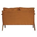 Ver imagem 3 de Namoradeira Decorativa Marília Veludo Terracota