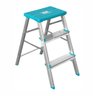 Banqueta Escada Doméstica 3 Degraus Alumínio Gibafér - 1