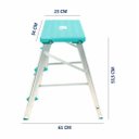 Ver imagem 3 de Banqueta Escada Doméstica 3 Degraus Alumínio Gibafér