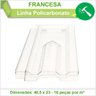 Telha Francesa Policarbonato Transparente 4 Peças Plastelha telha transparente policarbonato, telha  - 2