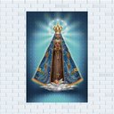 Ver imagem 1 de Placa Decorativa Mdf Nossa Senhora Aparecida Tamanho 20x27cm