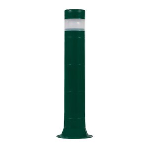 Poste Balizador Luminária Aura Casa Sítio Jardim 45cm Verde