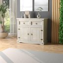 Ver imagem 7 de Aparador Buffet Elliottiis Clássico 2 Portas 2 Gavetas 104cm Branco Elliottiis do Brasil