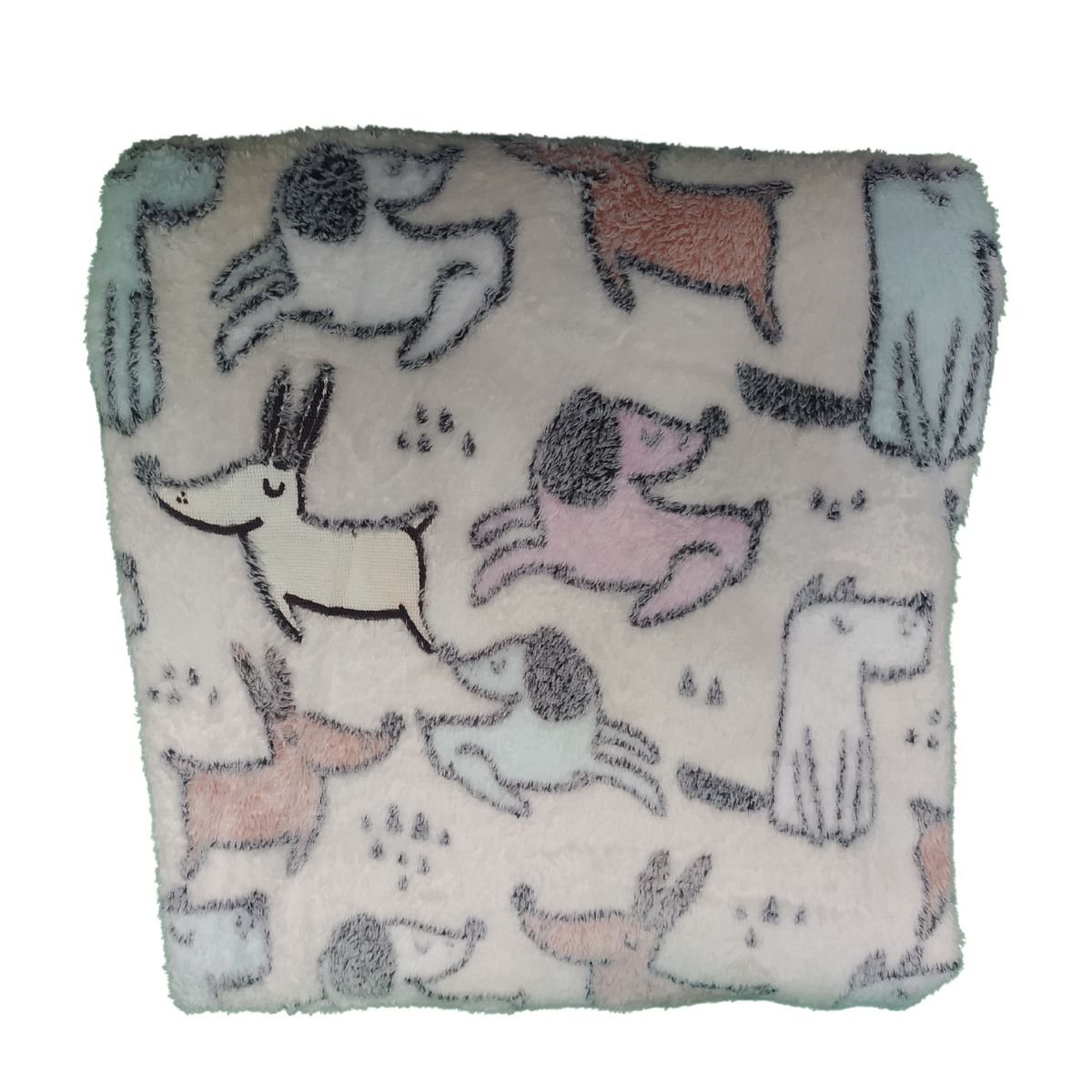 Manta Cobertor Solteiro Infantil Brilha no Escuro 1,50x2,00:cachorro/solteiro