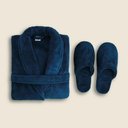 Ver imagem 2 de Pantufa Teal Microfibra Azul 43x44 - A\casa