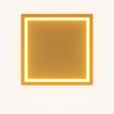 Ver imagem 1 de Espelho Quadrado Moderno Jateado LED 3 Cores 80x80 cm Touch