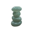 Ver imagem 1 de Vaso Decorativo Orgânico de Vidro Verde 23cm By0004 Btc