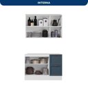 Ver imagem 5 de Cozinha Modulada Compacta Americana 2 Peças com Balcão 2 Portas 2 Gavetas Pia Unna Yescasa