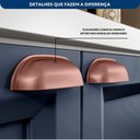 Ver imagem 7 de Cozinha Modulada Compacta Americana 2 Peças com Balcão 2 Portas 2 Gavetas Pia Unna Yescasa