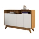Ver mais imagens de Buffet Aparador Retrô 4 Portas Eccos Nature/Off White