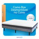Ver mais imagens de Cama Box Light Solteirão Serenelife - Tecido Alpha 56